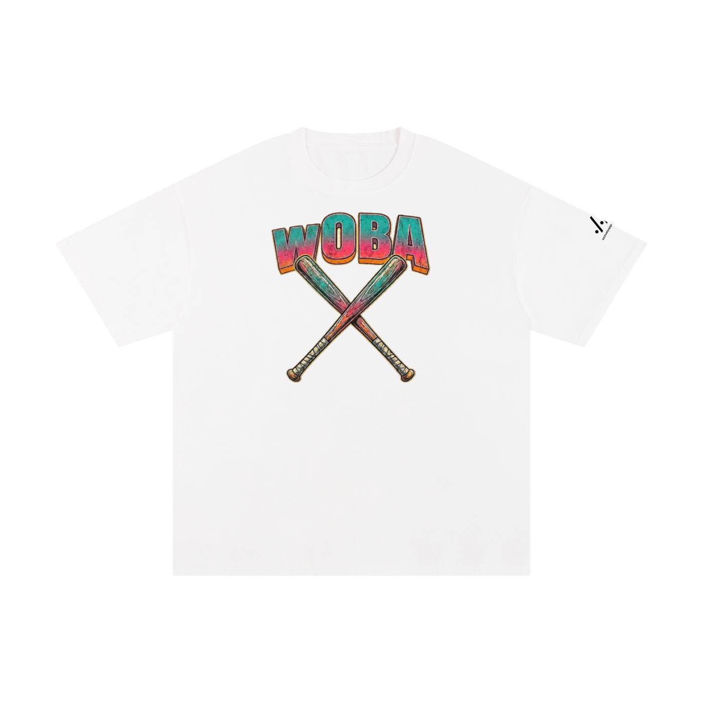wOBA cotton tee — White