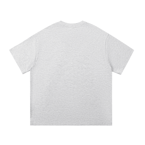 Ellipsis tee — Blue on gray