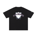 Plate Discipline cotton tee — Black
