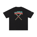 wOBA cotton tee — Black