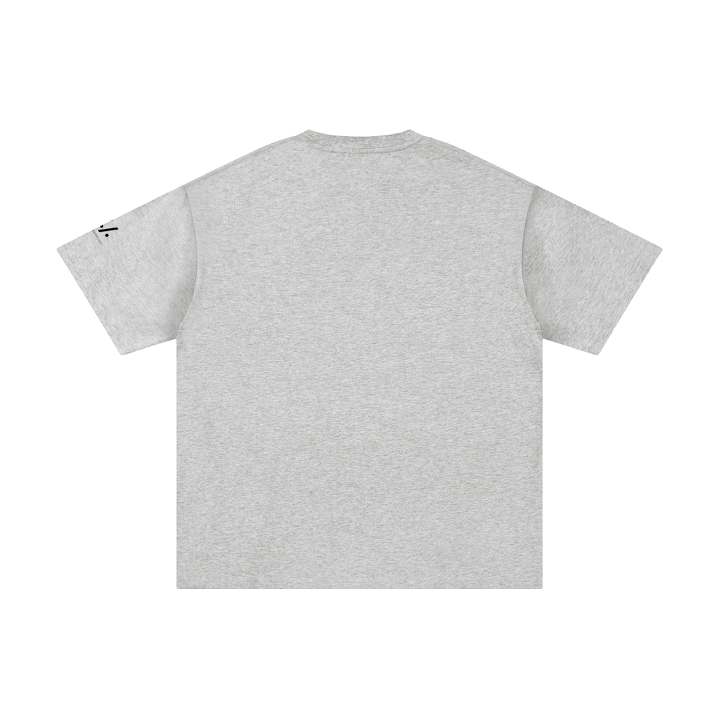 wRC+ cotton tee — Blue on grey