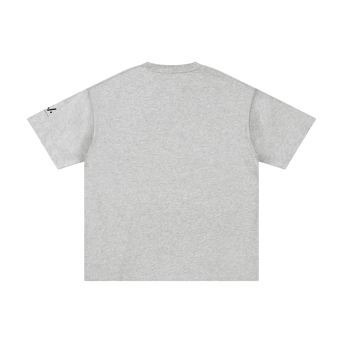 WAR cotton tee — Blue on grey