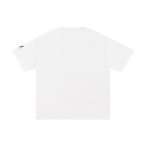 Barrel rate cotton tee — White